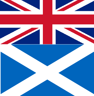 Scottish and British Flags