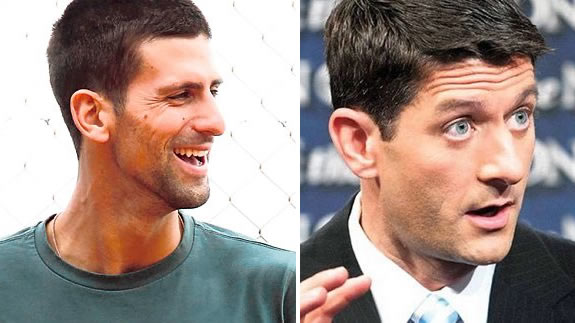 Novak Đoković i Pol Rajan