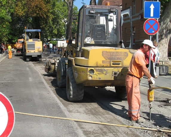 Novi asflat u dijelu ul. Milana Tepića