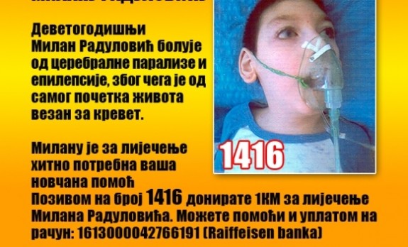 pomoc za Milana