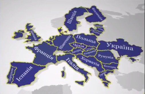 ukrainska mapa