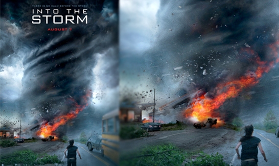into the storm