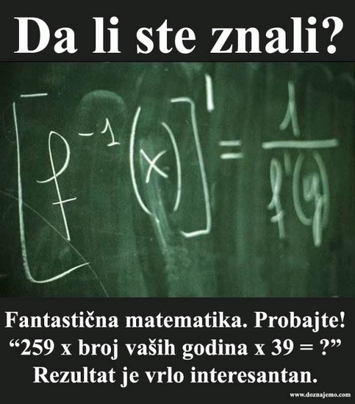 Rodjedan-matematika