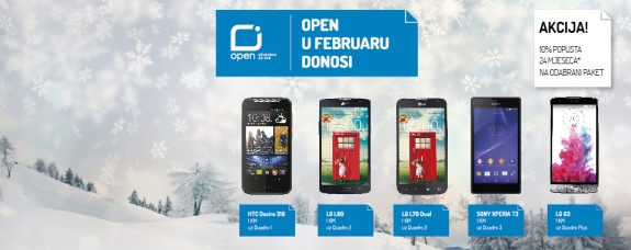 Open u februaru