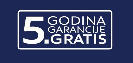 5 godina garancije gratis