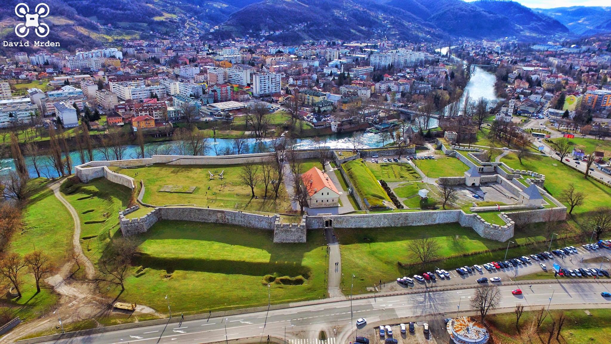 Banjaluka okom drona: Tvrđava Kastel kao "na dlanu" (Foto) .