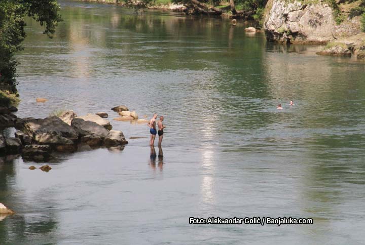 Građani se kupaju na vlastitu odgovornost: Na Vrbasu bezbjedne samo tri plaže
