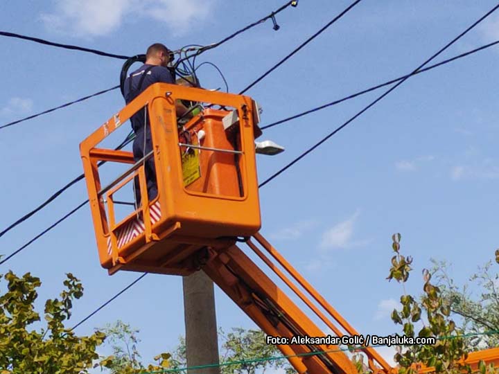 Rad i subotom: Ovi dijelovi Banjaluke ostaju bez struje