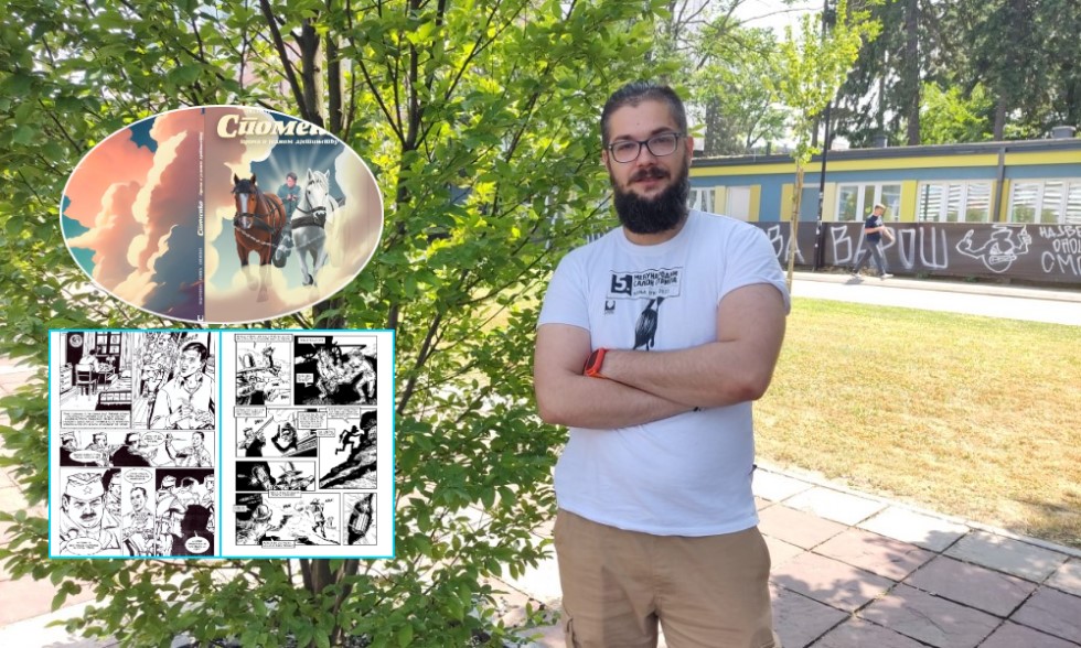Banjalučki umjetnici stvaraju: Kako je Nikola stripom o dječaku heroju Spomenku oborio rekorde? (Foto)
