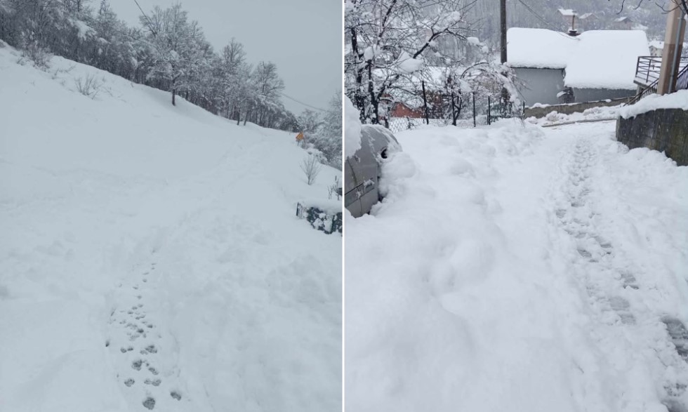 Snijeg paralisao ulicu na Laušu: Ne možemo nigdje mrdnuti, a samo smo dva kilometra od centra grada