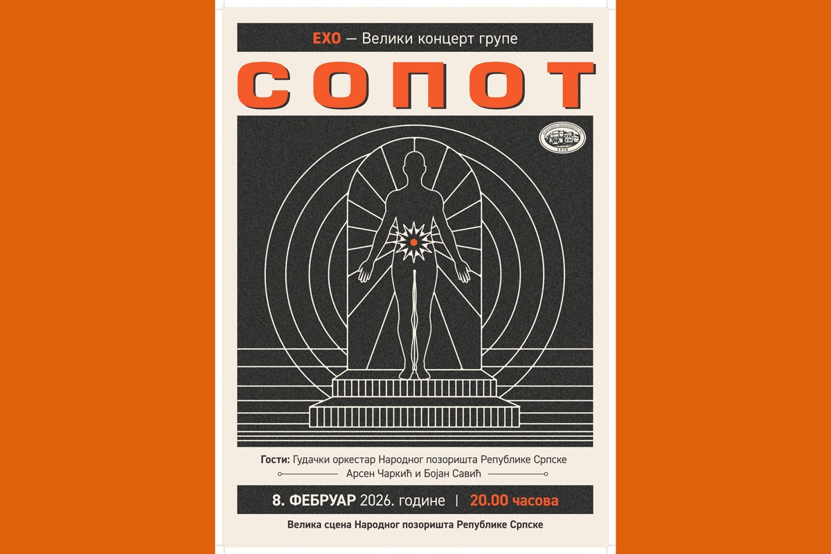 “Sopot” sa Gudačkim orkestrom NP RS 8. februara u Banjaluci