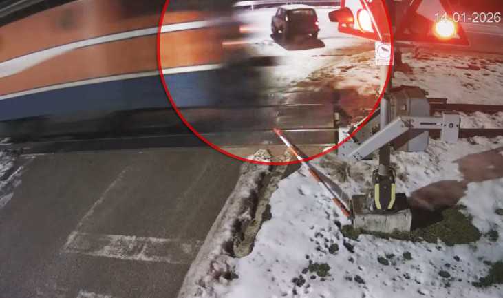 Uhapšen vozač koji je polomio rampu na pružnom prelazu