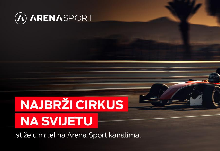 Nova sezona Formule 1 stiže uživo na Arena Sport TV: Pratite „najbrži cirkus na svijetu“ u okviru m:tel IPTV-a