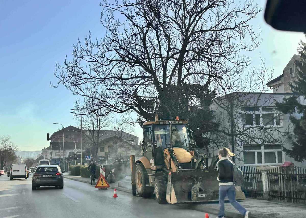 Vozači, oprez: Radovi u blizini semafora kod “Škorpiona” (Foto)