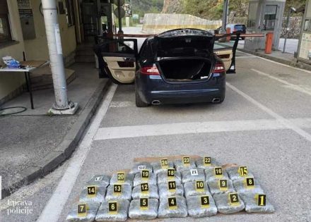 25 kilograma marihuane