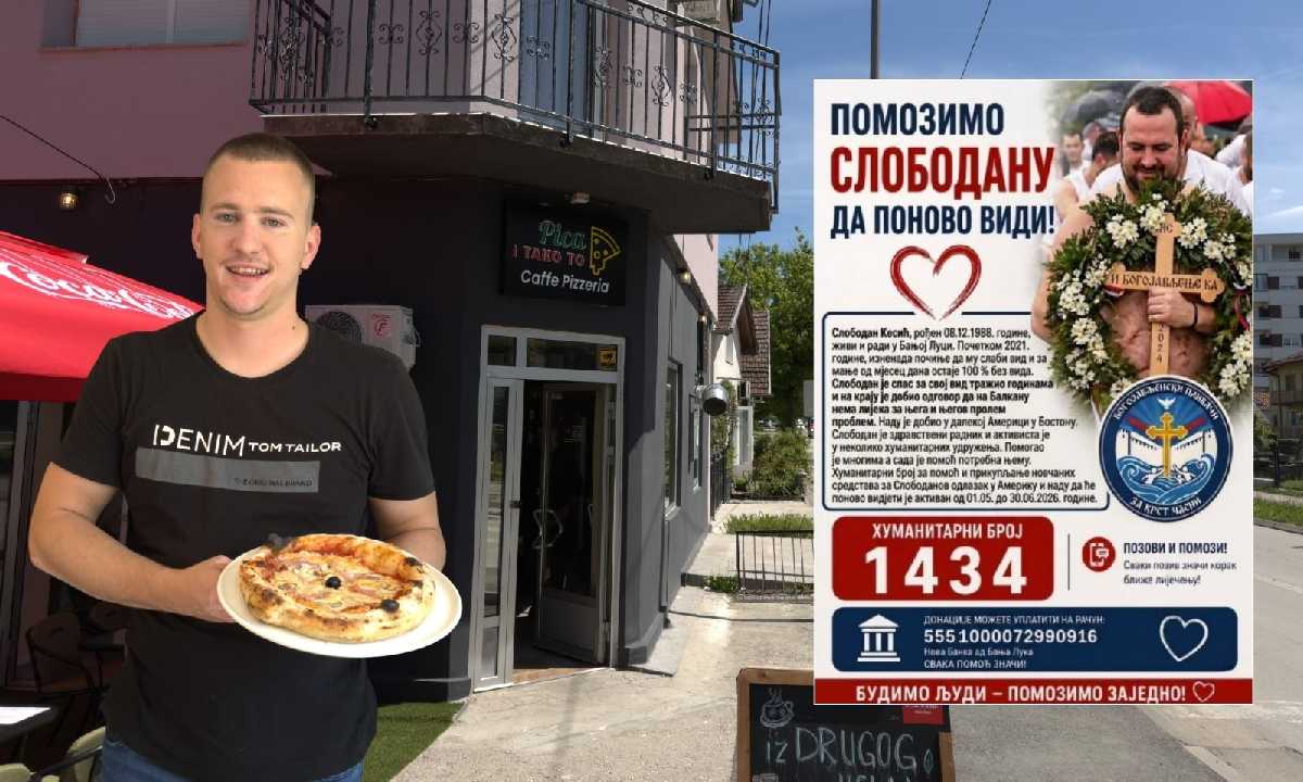 Jednom kupovinom vraćate nadu: U subotu akcija “300 pica za Slobodana”