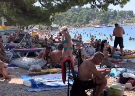 plaži